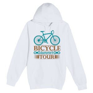 Bicycle Summer Tour Premium Pullover Hoodie