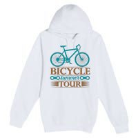 Bicycle Summer Tour Premium Pullover Hoodie