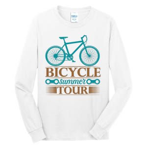 Bicycle Summer Tour Tall Long Sleeve T-Shirt