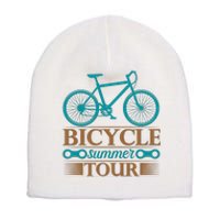 Bicycle Summer Tour Short Acrylic Beanie