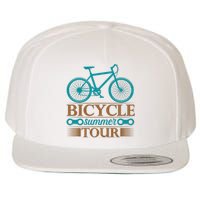 Bicycle Summer Tour Wool Snapback Cap