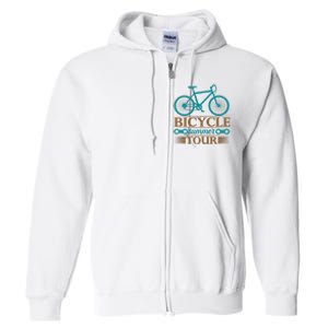 Bicycle Summer Tour Full Zip Hoodie