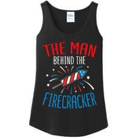 Baby Shower The Man Behind The Firecracker Ladies Essential Tank