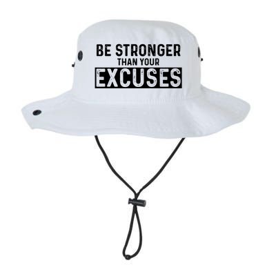 Be Stronger Than Excuses Quote Text Gift Legacy Cool Fit Booney Bucket Hat