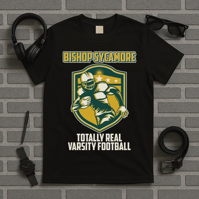 Bishop Sycamore Totally Real Varsity Football T-Shirt
