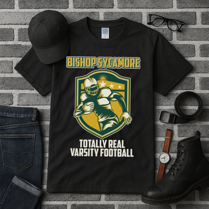 Bishop Sycamore Totally Real Varsity Football Tall T-Shirt