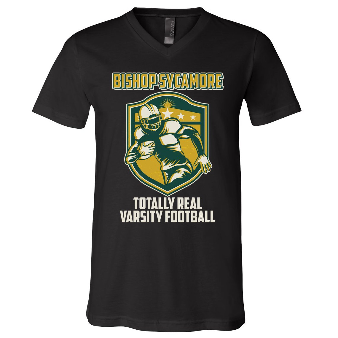 Bishop Sycamore Totally Real Varsity Football V-Neck T-Shirt