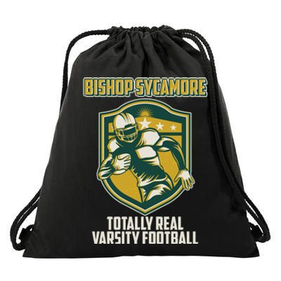 Bishop Sycamore Totally Real Varsity Football Drawstring Bag