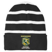 Bishop Sycamore Totally Real Varsity Football Striped Beanie with Solid Band