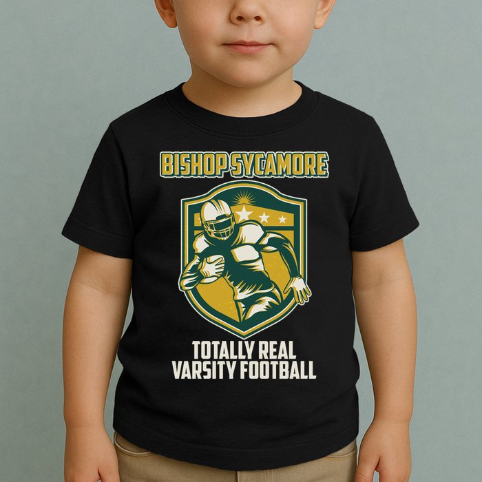 Bishop Sycamore Totally Real Varsity Football Toddler T-Shirt
