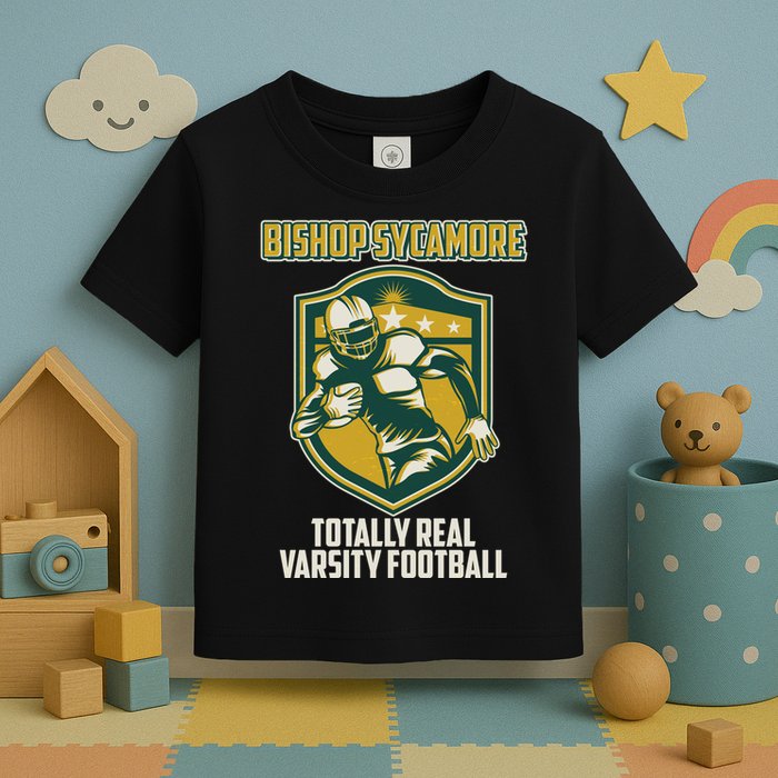 Bishop Sycamore Totally Real Varsity Football Toddler T-Shirt