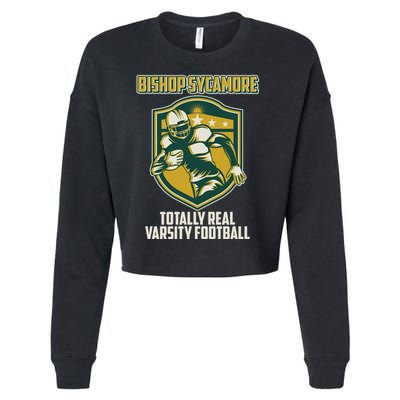 Bishop Sycamore Totally Real Varsity Football Cropped Pullover Crew