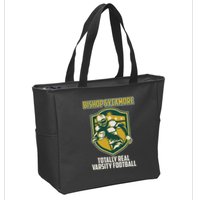 Bishop Sycamore Totally Real Varsity Football Zip Tote Bag