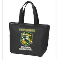 Bishop Sycamore Totally Real Varsity Football Zip Tote Bag