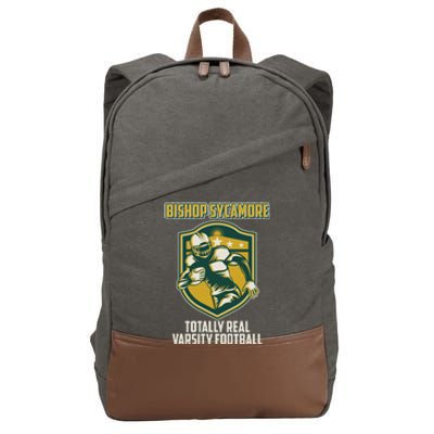 Bishop Sycamore Totally Real Varsity Football Cotton Canvas Backpack