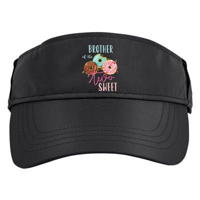 Brother Sweet Two Donut Birthday Party Theme Adult Drive Performance Visor