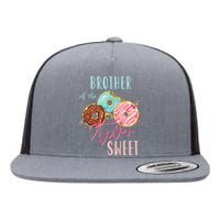 Brother Sweet Two Donut Birthday Party Theme Flat Bill Trucker Hat