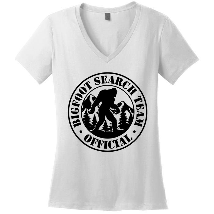 Bigfoot Search Team Bigfoot Women's V-Neck T-Shirt