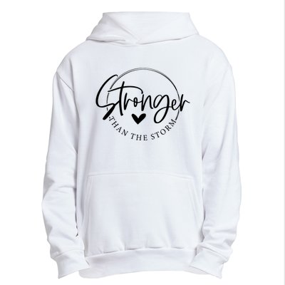 Be Stronger Than The Storm Inspirational Urban Pullover Hoodie