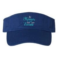 Be Stronger Than Your Excuses Hooded Cool Gift Valucap Bio-Washed Visor