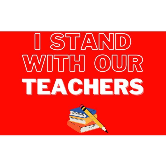 I Stand With Our Teachers support teacher & Stand Against Book Banning! Bumper Sticker