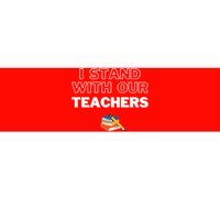 I Stand With Our Teachers support teacher & Stand Against Book Banning! Bumper Sticker