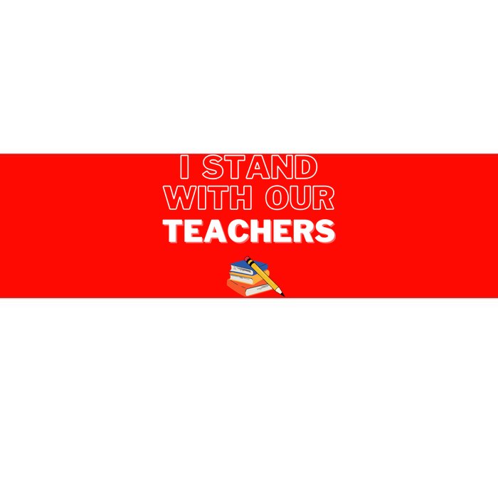 I Stand With Our Teachers support teacher & Stand Against Book Banning! Bumper Sticker