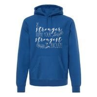 Be Stronger Than Your Strongest Excuse Inspirational Quote! Gift Premium Hoodie