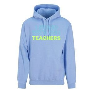 I Stand With Our Teachers support teacher & Stand Against Book Banning! Unisex Surf Hoodie