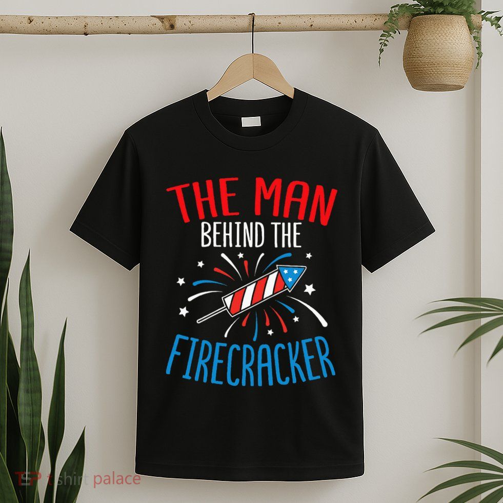Baby Shower The Man Behind The Firecracker T-Shirt