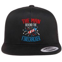 Baby Shower The Man Behind The Firecracker Flat Bill Trucker Hat