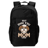 Best Shih Tzu Mom Ever Funny & Cute Toy Dog Mama Daily Commute Backpack