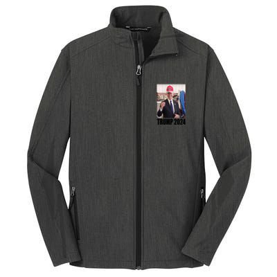 Biden Supporting Trump Funny Core Soft Shell Jacket