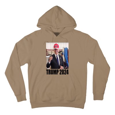 Biden Supporting Trump Funny Hoodie