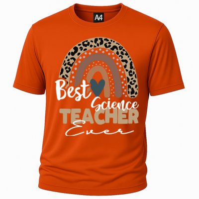 Best Science Teacher Ever Boho Rainbow Teacher Appreciation Great Gift Cooling Performance Crew T-Shirt