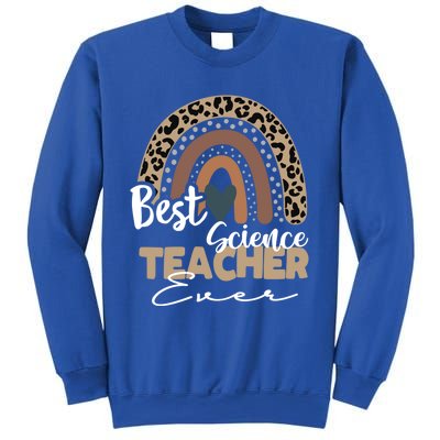 Best Science Teacher Ever Boho Rainbow Teacher Appreciation Great Gift Sweatshirt