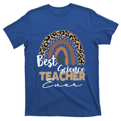 Best Science Teacher Ever Boho Rainbow Teacher Appreciation Great Gift T-Shirt