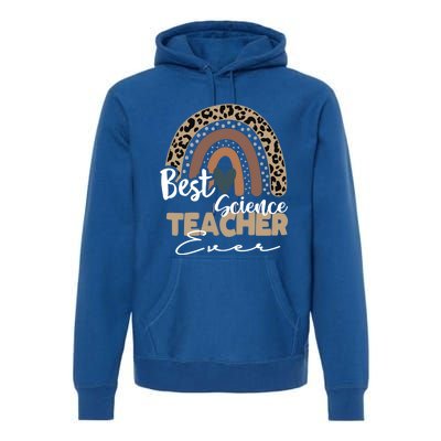 Best Science Teacher Ever Boho Rainbow Teacher Appreciation Great Gift Premium Hoodie