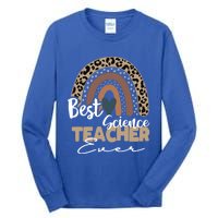 Best Science Teacher Ever Boho Rainbow Teacher Appreciation Great Gift Tall Long Sleeve T-Shirt