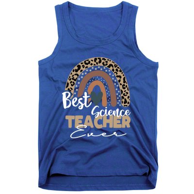 Best Science Teacher Ever Boho Rainbow Teacher Appreciation Great Gift Tank Top