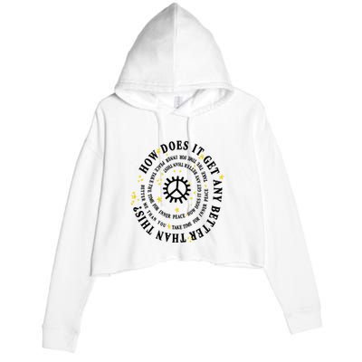 Big Sean Together Forever How Does It Get Any Better Than This Crop Fleece Hoodie
