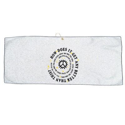Big Sean Together Forever How Does It Get Any Better Than This Large Microfiber Waffle Golf Towel
