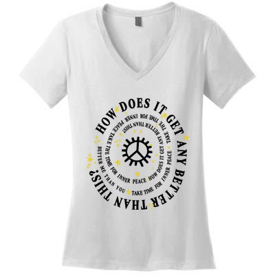 Big Sean Together Forever How Does It Get Any Better Than This Women's V-Neck T-Shirt
