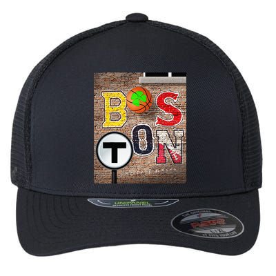 Boston Sports Teams Fan Football Baseball Hockey Basketball Flexfit Unipanel Trucker Cap