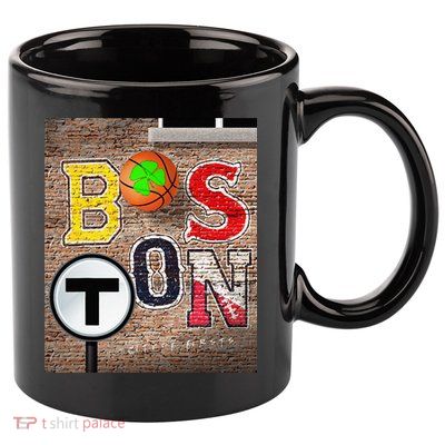 Boston Sports Teams Fan Football Baseball Hockey Basketball 11oz C Handle Ceramic Mug