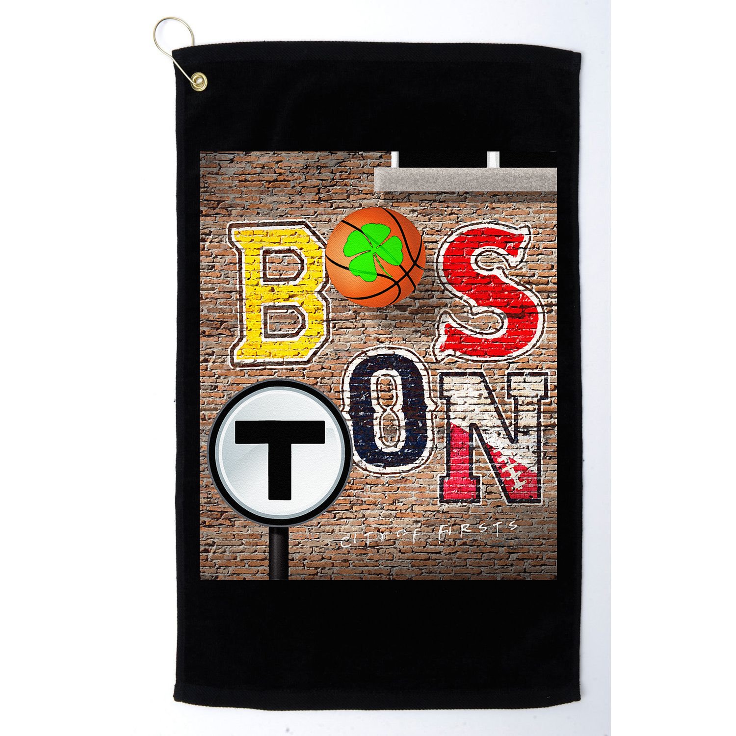 Boston Sports Teams Fan Football Baseball Hockey Basketball Golf Towel