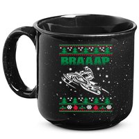 Braaap Snowmobiling Ugly Christmas 15oz Campfire Ceramic Mug