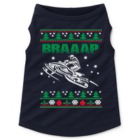 Braaap Snowmobiling Ugly Christmas Doggie Tank