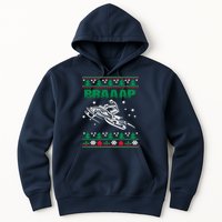Braaap Snowmobiling Ugly Christmas Hoodie