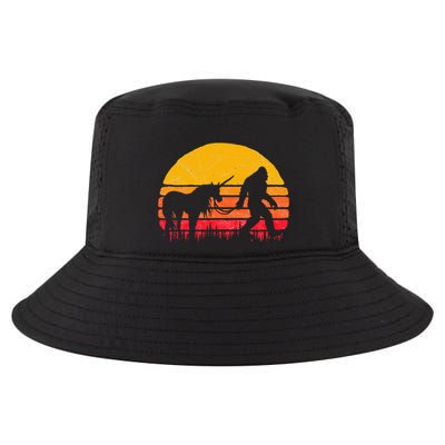 Bigfoot Sasquatch & Unicorn Retro Legends! Cool Comfort Performance Bucket Hat